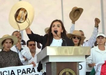 Grecia Quiroz exige justicia y poner fin a las extorsiones en Uruapan
