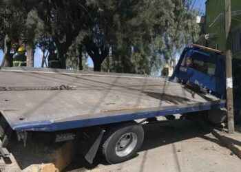 Naucalpan grúa incrustada vivienda