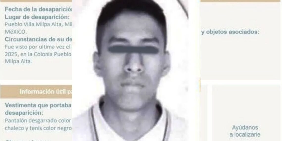 Hallan enterrado en su propio hogar a joven desaparecido en la CDMX