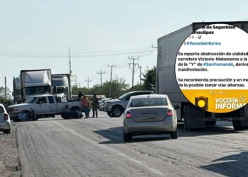 tramos carreteros Tamaulipas megabloqueo