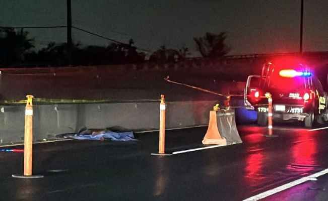 Hombre muere al ser atropellado tras intentar cruzar la Carretera Miguel Alemán en Apodaca, NL