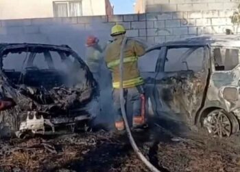 Incendio en panteón de Juárez