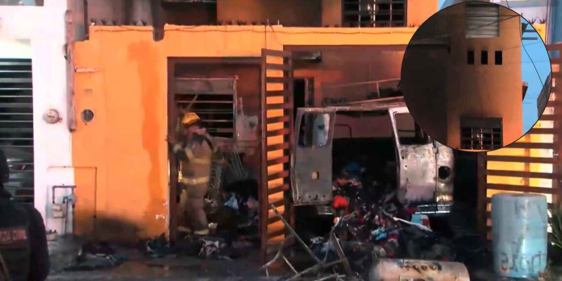 Incendio en vivienda de Monterrey obliga al desalojo de seis personas