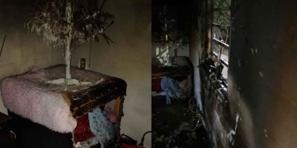 Incendio sorprende a una familia en Torreón