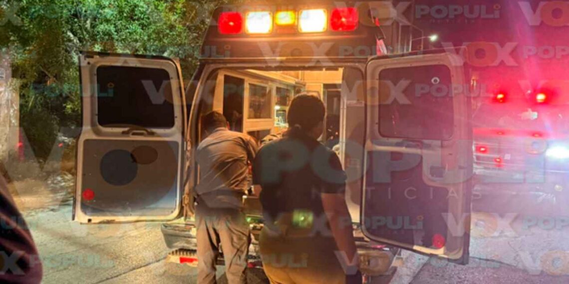 Joven accidente en Matamoros