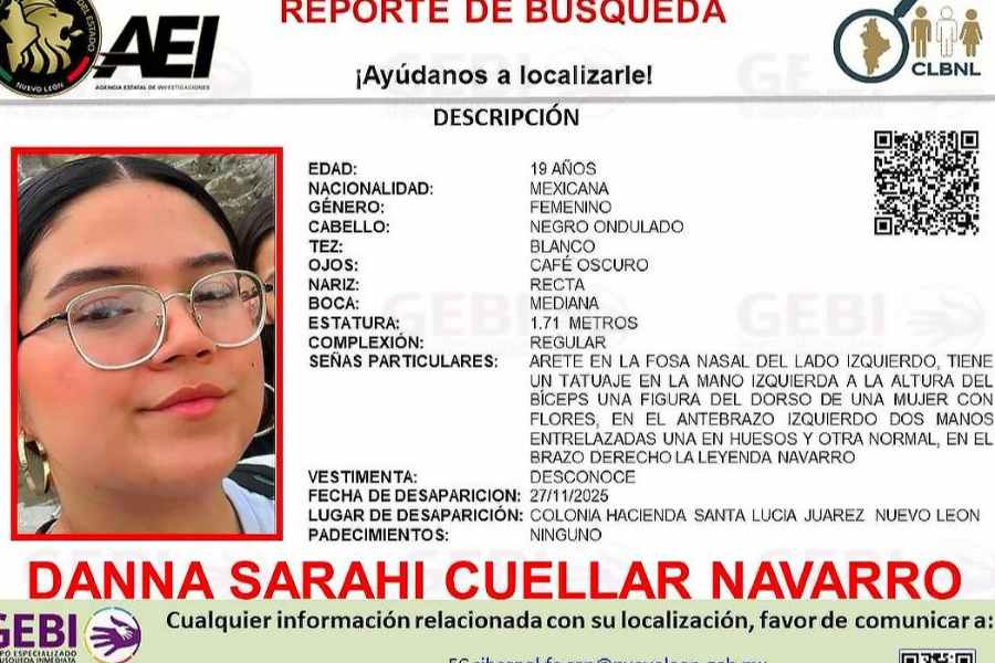 Joven desaparecida en Juárez (1)
