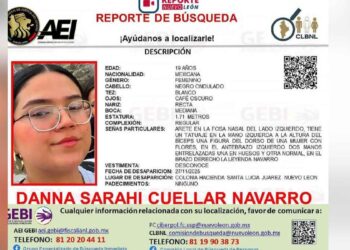 Joven desaparecida en Juárez