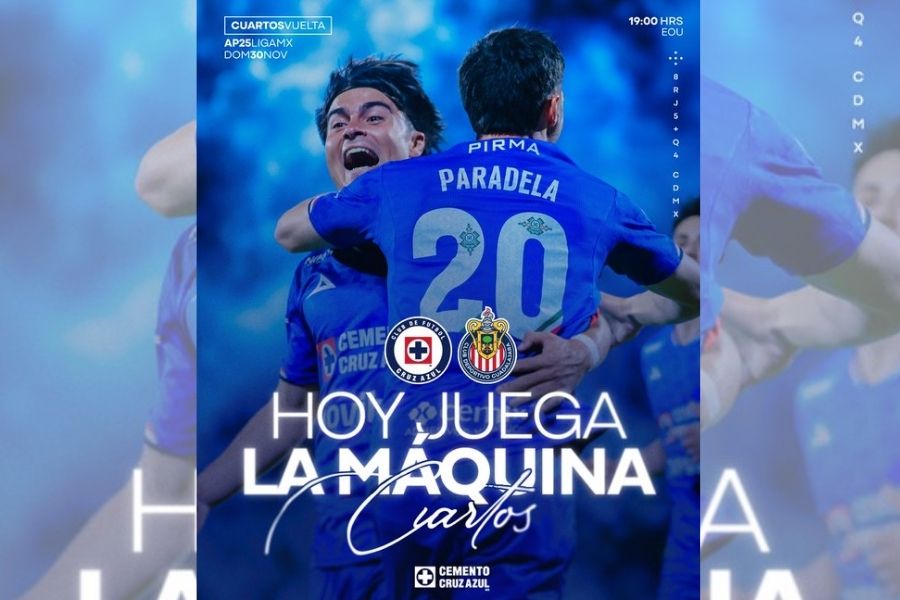 Liga MX ¿A qué hora y dónde ver en vivo el partido de Cruz Azul vs Chivas