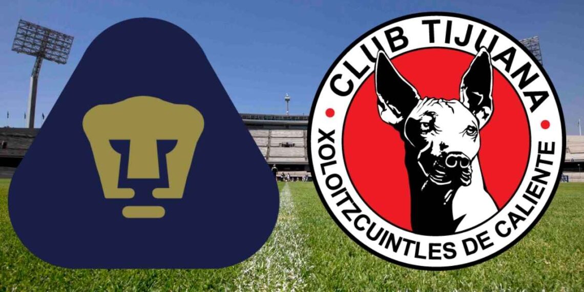 Liga MX ¿A qué hora y dónde ver en vivo el partido de Pumas vs Tijuana