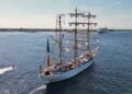 Llega a Cozumel el Buque Escuela “Cuauhtémoc”, símbolo del orgullo naval mexicano