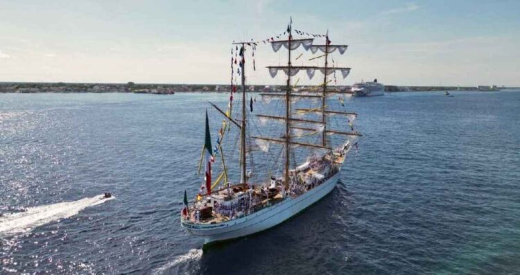 Llega a Cozumel el Buque Escuela “Cuauhtémoc”, símbolo del orgullo naval mexicano