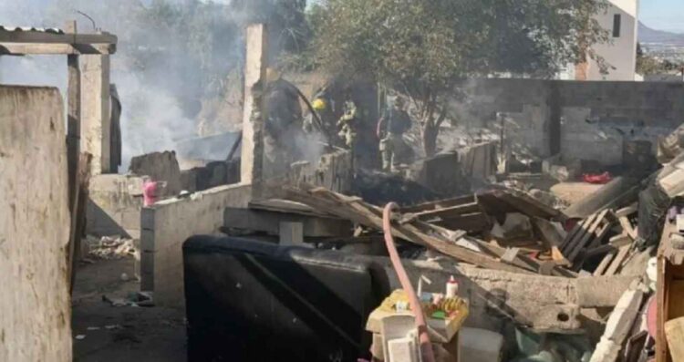 Madre detenida tras incendiar vivienda con sus hijas adentro en Saltillo