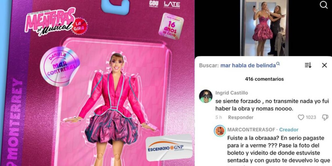 Mar Contreras responde a las críticas por su papel en Mentiras, el musical
