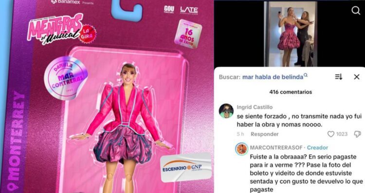 Mar Contreras responde a las críticas por su papel en Mentiras, el musical