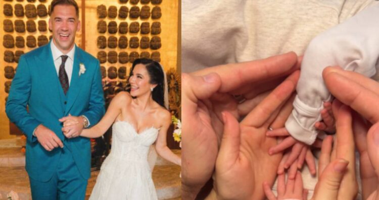 Martha Higareda y Lewis Howes anuncian el nacimiento de sus gemelas