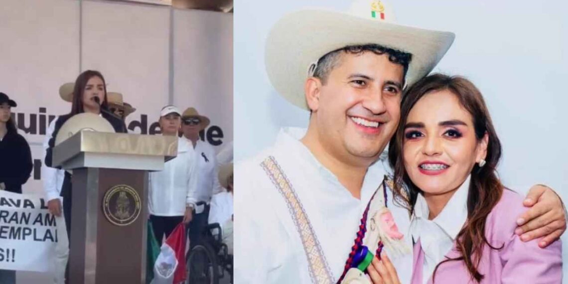 “Me voy a seguir conduciendo con transparencia”: Grecia Quiroz, viuda de Carlos Manzo, en su primer discurso como alcaldesa de Uruapan, Michoacán