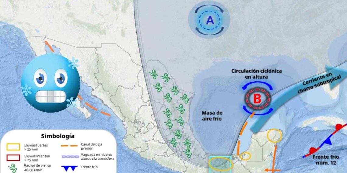 México heladas martes