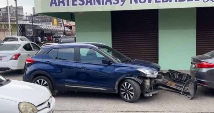 Motociclista choca en El Mante