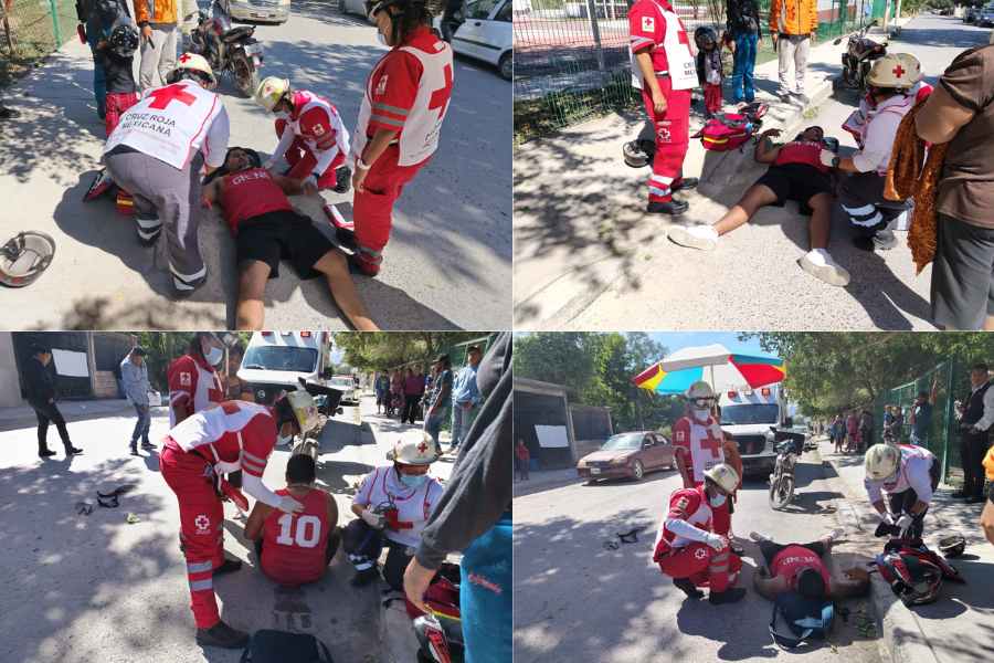 Motociclista lesionado en Victoria (2)
