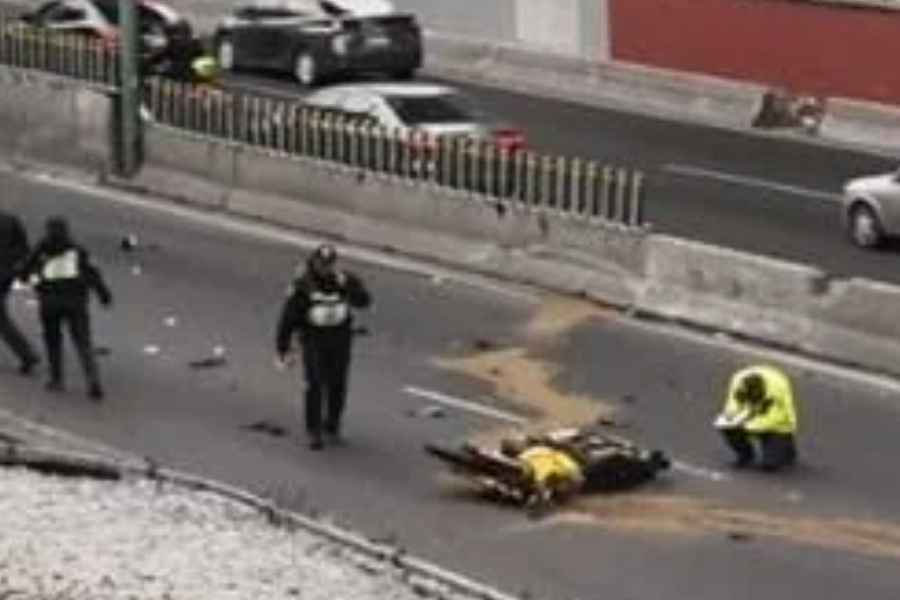 motociclista Tizapán accidente