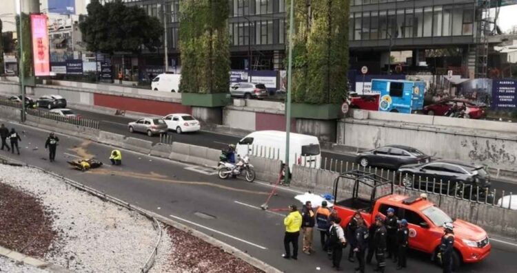motociclista Tizapán accidente