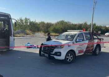 Motociclista muere en trágico choque con camión en Zuazua, Nuevo León