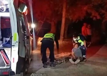 mujer caída motocicleta El Mante