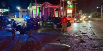 choque centro Linares persona lesionada