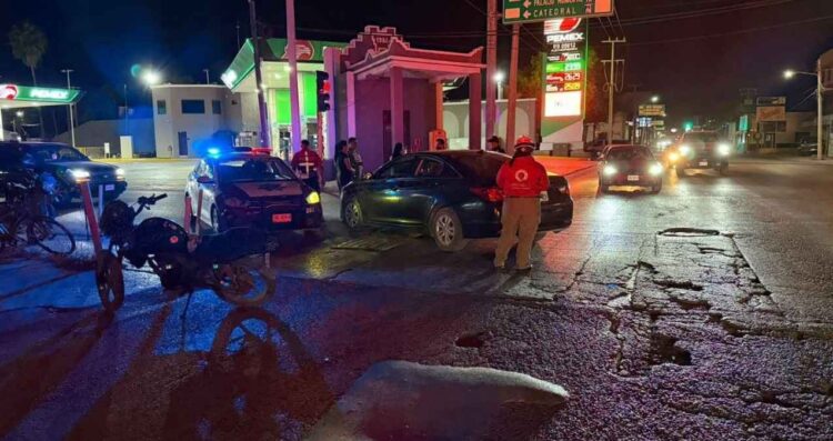 choque centro Linares persona lesionada