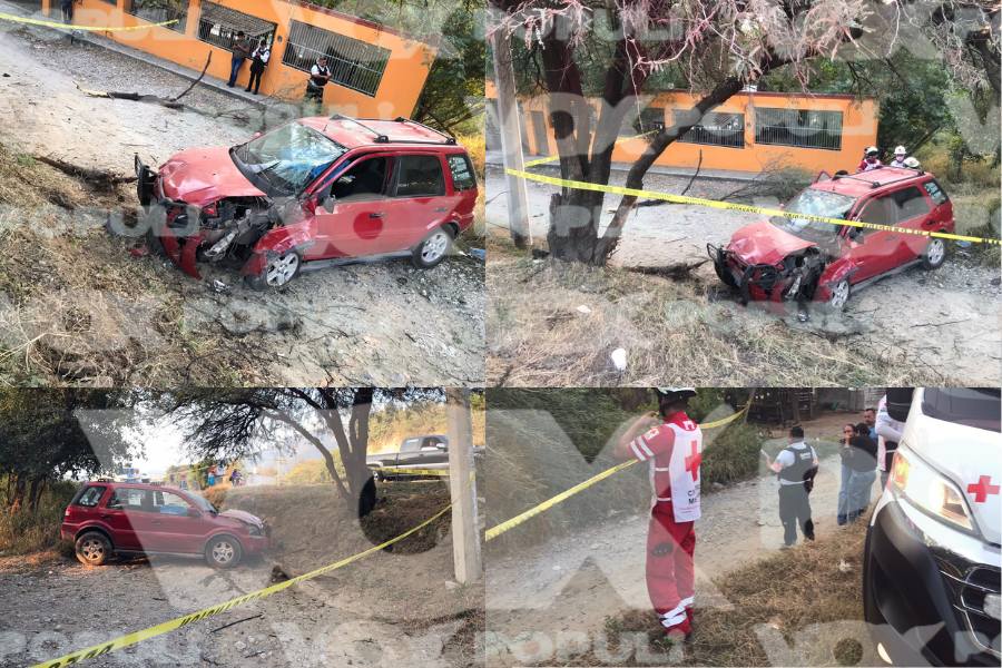 Muere hombre al impactar su vehículo contra un árbol en Ciudad Victoria, Tamaulipas  2