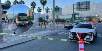 Mujer cae de camión urbano en avenida San Agustín de San Pedro y resulta lesionada