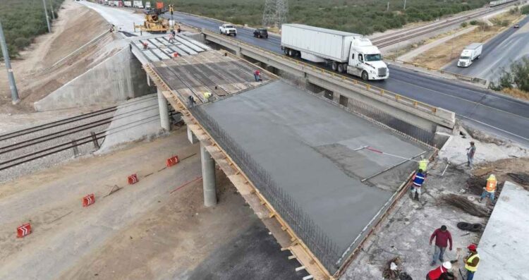Obra del Mex II avanza; Nuevo Laredo se consolida como punto estratégico para el comercio