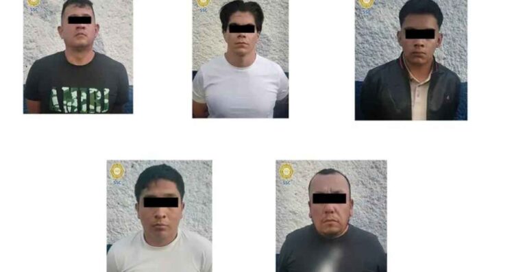 Operativo en la CDMX termina con la captura de cinco hombres acusados de secuestro