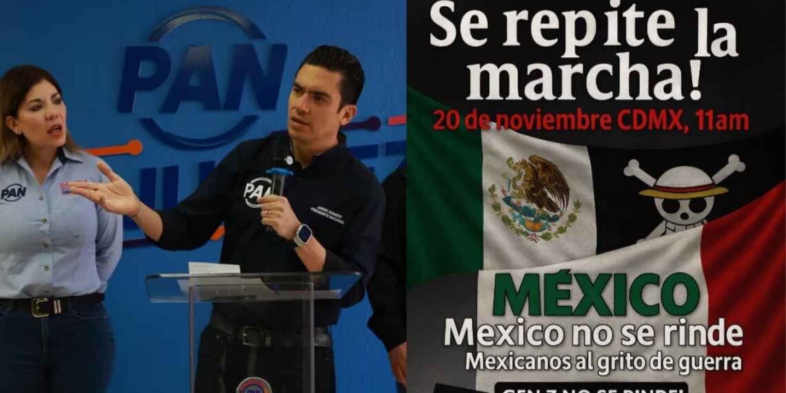 PAN se deslinda de la nueva marcha de la Generación Z pero pide prudencia en la movilización