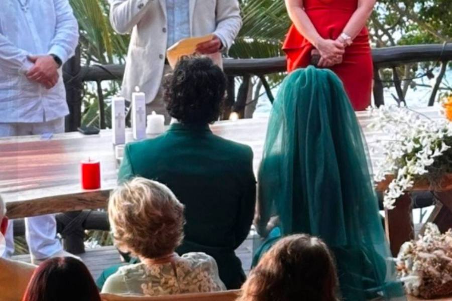 Paty Cantú y Christian Vázquez celebran su boda
