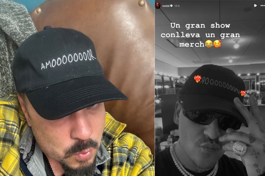 Pepe Aguilar presume su gorra con la frase de su hija Ángela Aguilar “amor” 2