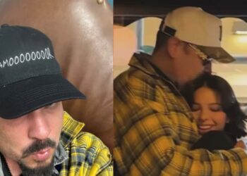 Pepe Aguilar presume su gorra con la frase de su hija Ángela Aguilar “amor”
