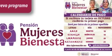 Presentan calendario de pago para nuevas beneficiarias de la Pensión Mujeres Bienestar