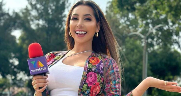 Raquel Escalante presentadora de TV Azteca