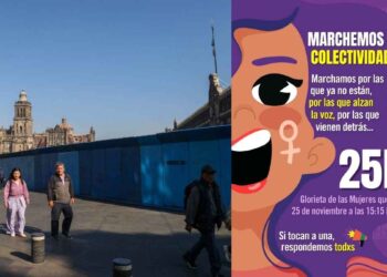 Refuerzan blindaje en el Centro Histórico previo a marcha del 25N en la CMDX