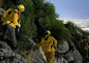 incendio forestal Topo Chico