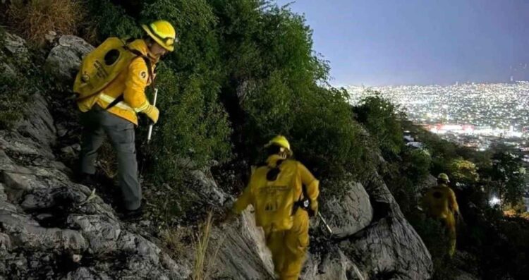incendio forestal Topo Chico