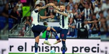 Sergio Ramos y Lucas Ocampos