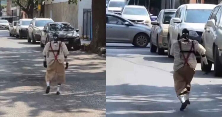 Tecnología y humor se unen: Chabot recorre calles de Ciudad Victoria, Tamaulipas, disfrazado
