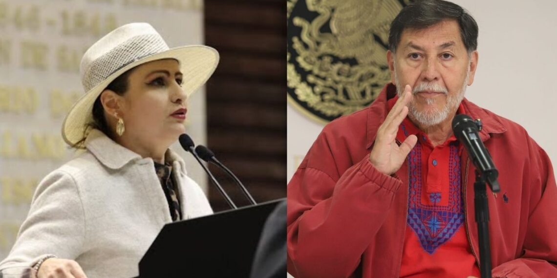 “Tiene más pantalones que usted”: legisladora reprende a Fernández Noroña por ataques contra Alcaldesa de Uruapan