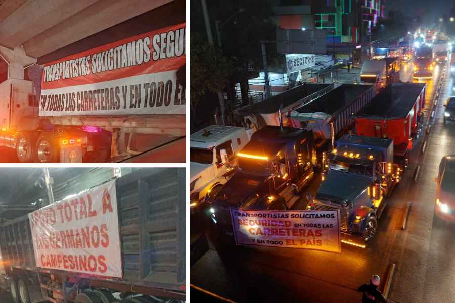 Transportistas inician megabloqueo en carreteras de México; así lucen