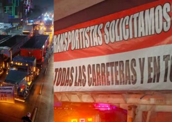 Transportistas inician con el megabloqueo en carreteras de México; así lucen