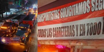 Transportistas inician con el megabloqueo en carreteras de México; así lucen