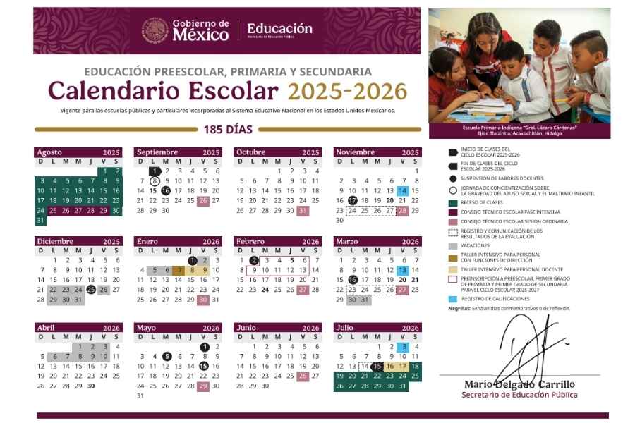 Último día de clases antes de vacaciones de invierno 2025