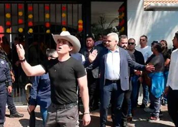 Gobernador de Michoacán funeral Carlos Manzo